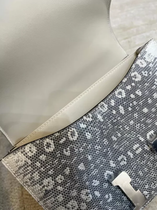 Hermes Ombre Lizard Leather Constance 19CM Silver Hardware