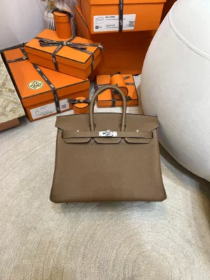 03d302c464ccdeb-jpg Australia Sydney Hermes Togo Leather Birkin 25CM 3G Alezan Silver Hardware
