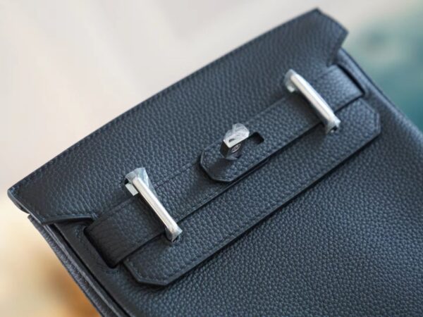 GPCMode Factory Hermes Hac A Dos Backpack 89 Nior Togo Leather Silver Hardware