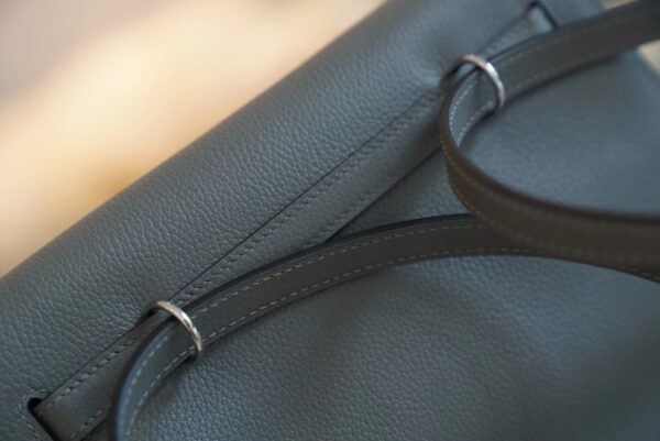 GPCMode Hermes Factory 0L Gris Meyer Kelly Danse22CM Evercolor Leather Silver Hardware