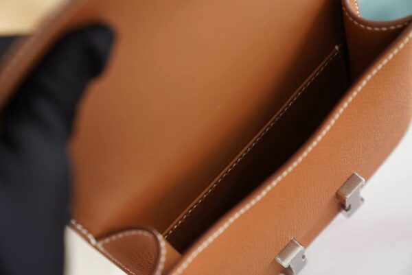 GPCMode Hermes Factory Constance14cm CK37 Gold Epsom Leather Silver Hardware