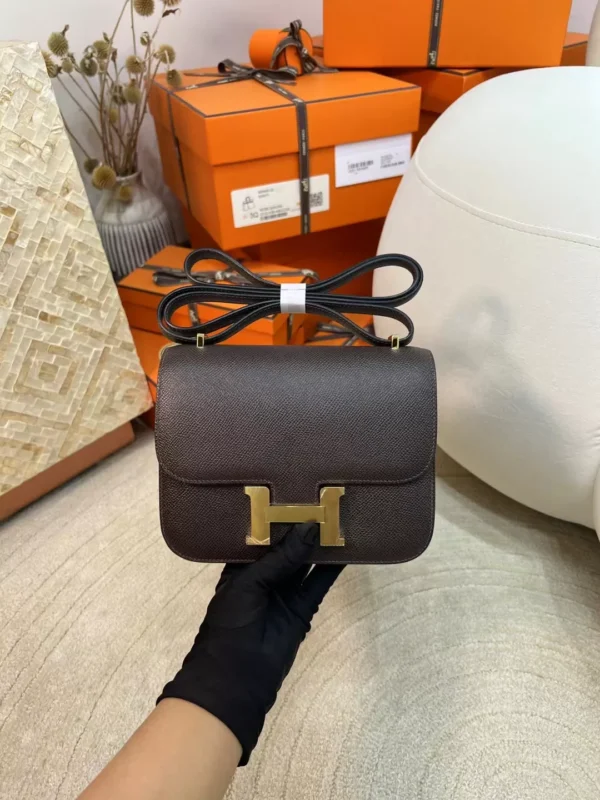 New Arrival 41 Havana Constance 19CM Epsom Leather Gold Hardware