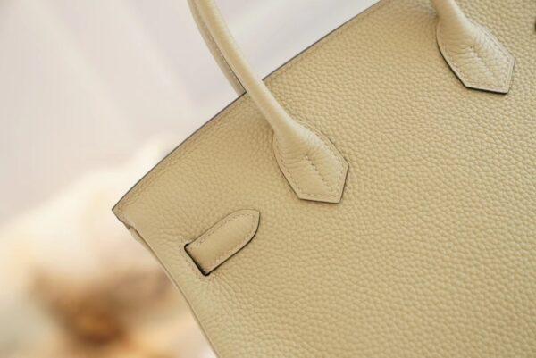 Full Handmade S2 Gris Trench Togo Leather Birkin30CM Silver Hardware