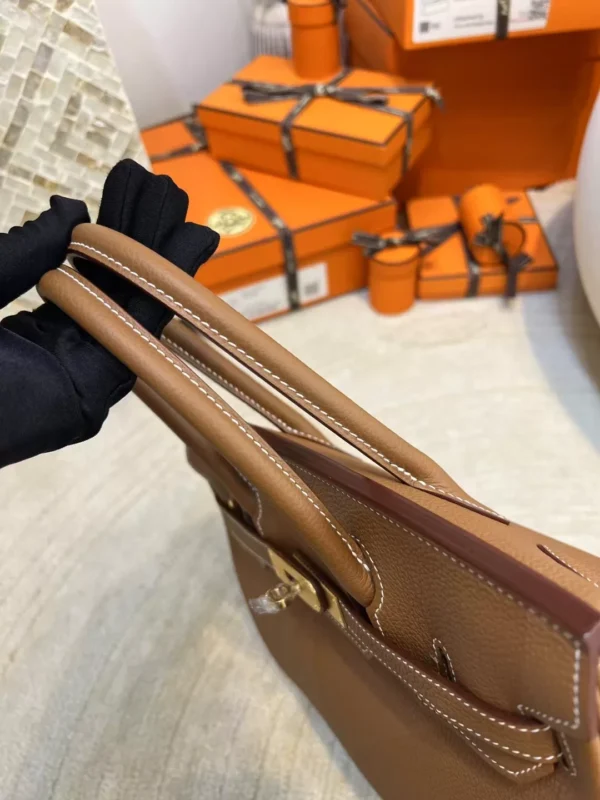 Taiwan Hermes Birkin 30CM 37 Gold Togo Leather Gold Hardware
