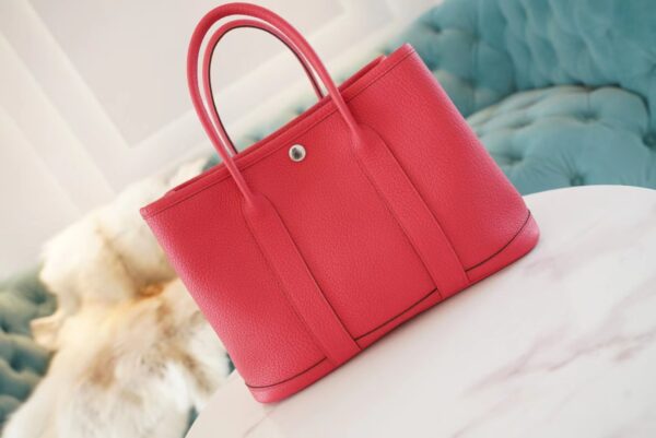 GPCMode Factory Hermes Garden Party36CM A5 Bougainvller Togo Leather Silver Hardware