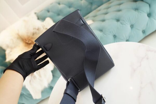 Sale Hermes 2Z Blue Nuit Togo Leather Hac A Dos Backpack Silver Hardware