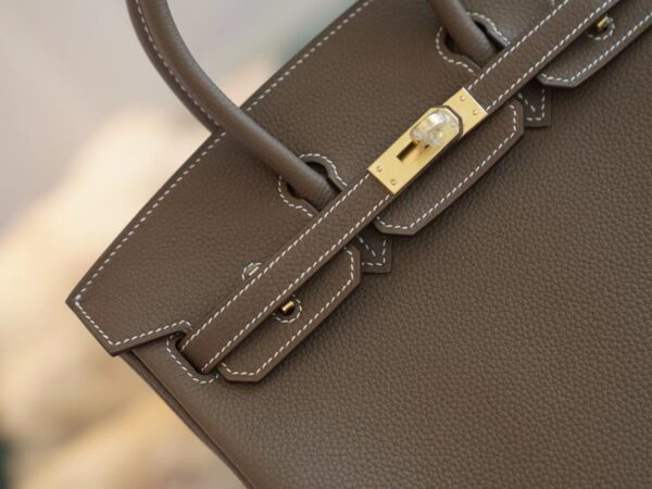 GPCMode Factory Hermes CK18 Etoupe Togo Birkin 25CM Gold Hardware