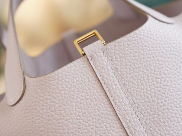 Thailand Bangkok Hermes Picotin 18CM Clemence 09 Mauve Pale Gold Hardware