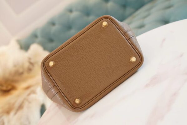 GPCMode Hermes Picotin Bag18CM D0 Berge De Weimer Clemence Leather Gold Hardware