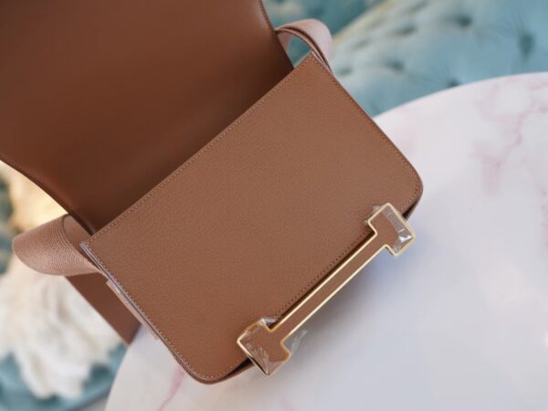 Australia Canberra Hermes Geta 20CM Chevre Mysore 2J Quebracho Gold Hardware