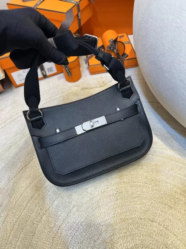 Australia Sydney Hermes Evercolor 89 Noir Jypsiere Mini 23 Silver Hardware
