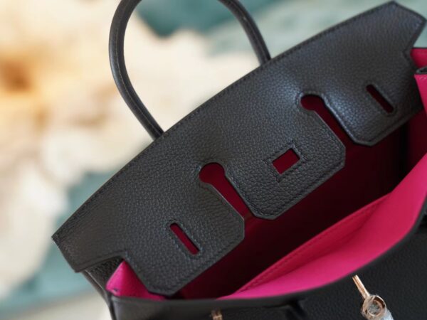 GPCMode Factory Hermes Birkin25CM CK89 Nior Togo Leather Rose Gold Hardware