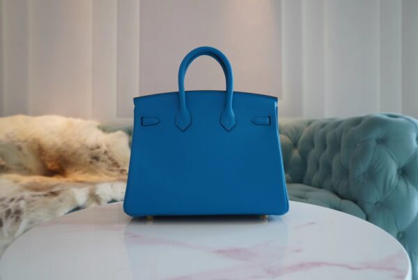 GPCMode Hermes B3 Blue Zanzibar Birkin 25CM Swift Leather Gold Hardware