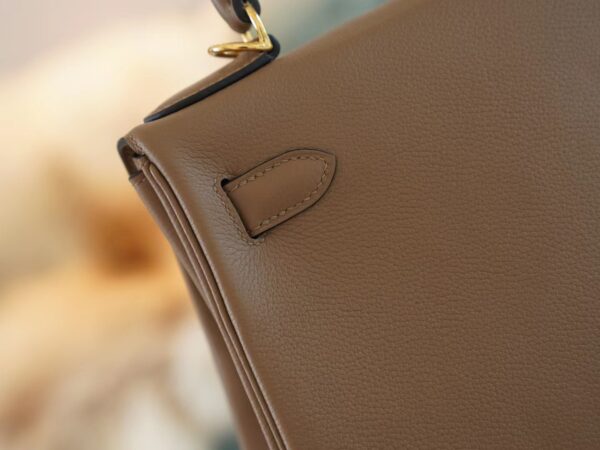 GPCMode Hermes Kelly Bag28CM D0 Berge de Weimer Evercolor Leather Gold Hardware