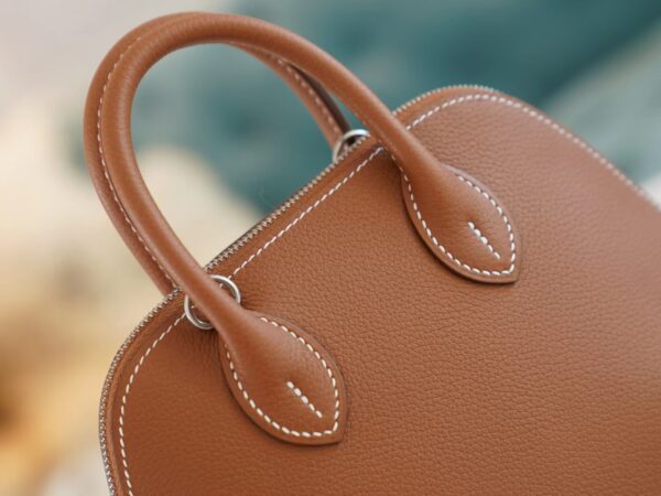 Discount GPCMode Hermes CK37 Gold Evercolor Leather Mini Bolide18CM Silver Hardware