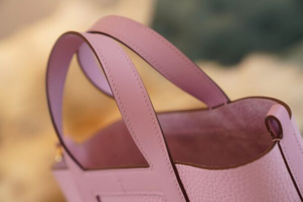 GPCMode Hermes In The Loop18CM X9 Mauve Sylyestre Clemence Leather Gold Hardware