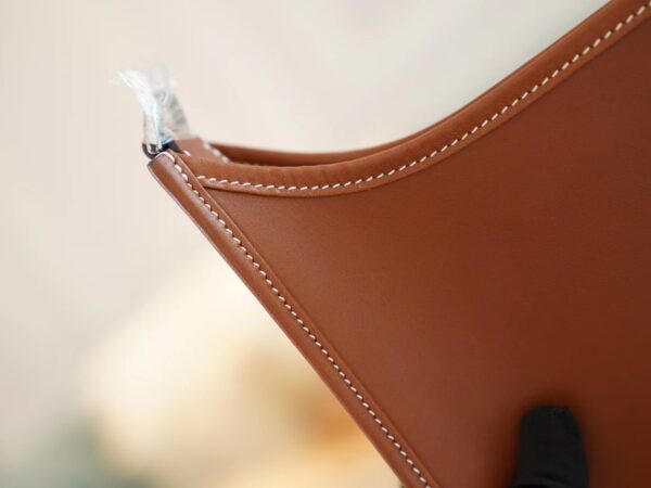 Hermes Factory Evelyne 29CM Barenia Leather Fauve Silver Hardware