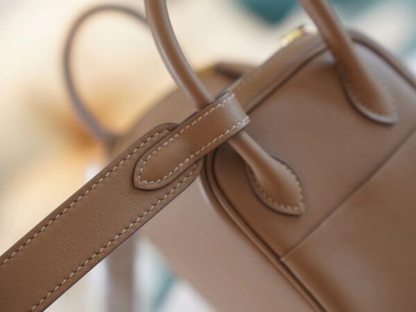 Wholesale Hermes 3G Alezan & 4B Biscuit Inner Swift Leather Mini Lindy 19CM