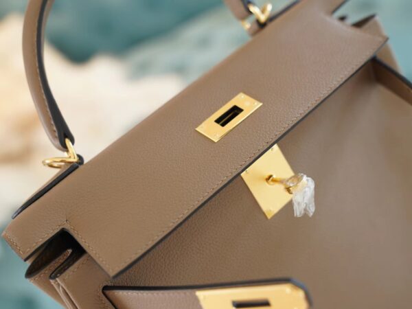 GPCMode Hermes Kelly Bag28CM D0 Berge de Weimer Evercolor Leather Gold Hardware
