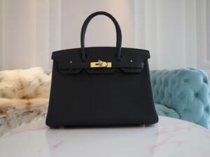 276c1b69c04e6a5-1 New Arrival Hermes CK89 Nior Birkin 30CM Togo Leather Gold Hardware