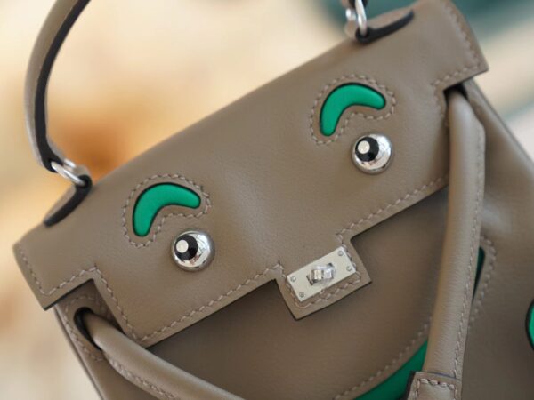 Hand Stitch GPCMode Hermes Factory Kelly Doll16CM Two Colors Swift Leather