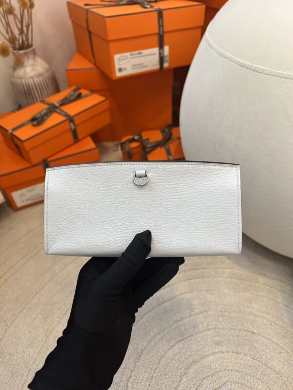 Qatar Doha Hermes In The Loop Wink Glasses Bag Chevre Blue Sky Silver Hardware