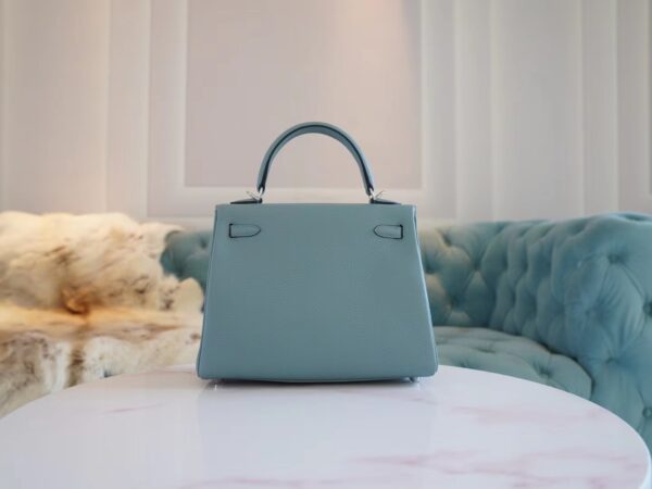 GPCMode Hermes Factory 7G Cile Togo Leather Kelly25CM Silver Hardware