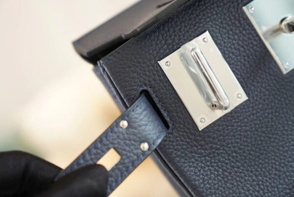 Sale Hermes 2Z Blue Nuit Togo Leather Hac A Dos Backpack Silver Hardware