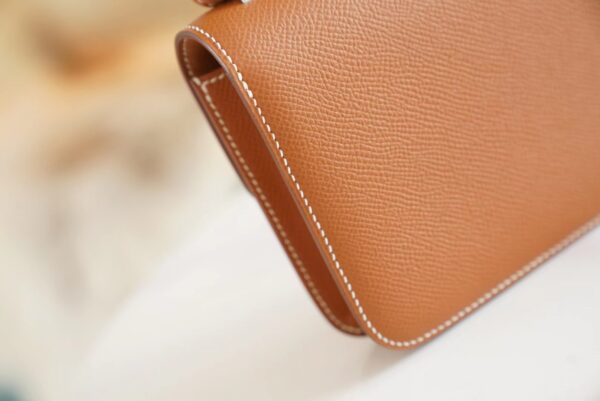 GPCMode Hermes Factory Constance14cm CK37 Gold Epsom Leather Silver Hardware