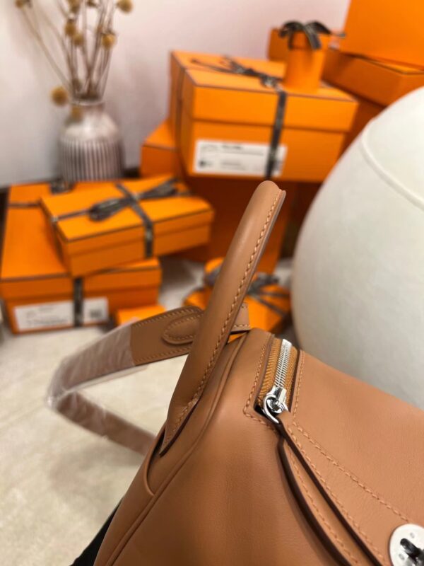 Hermes Shop Mini Lindy 19CM 37 Gold Swift Leather Silver Hardware