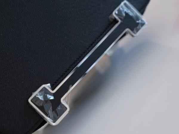 Hermes Bag Price Geta 20CM Chevre Mysore 89 Noir Silver Hardware