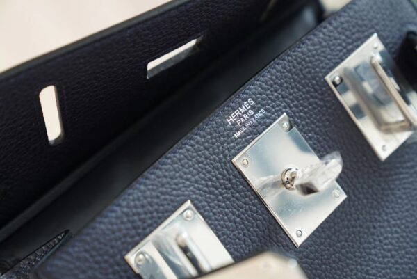 Sale Hermes 2Z Blue Nuit Togo Leather Hac A Dos Backpack Silver Hardware