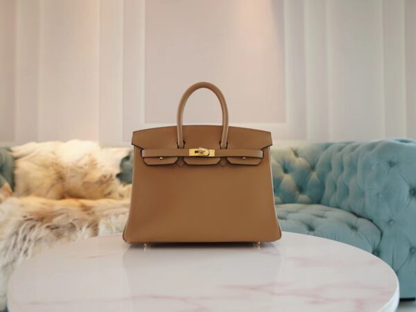 Hermes Shop Birkin 25CM 0M Chai Togo Leather Women’s Bag Gold Hardware