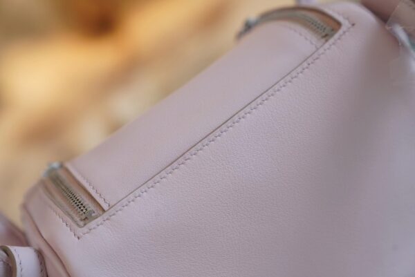 GPCMode Factory Hermes 09 Mauve Pale Mini Lindy 19CM Swift Leather Silver Hardware