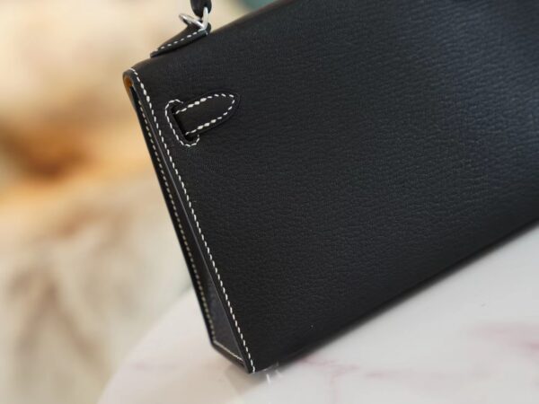 GPCMode Hermes CK89 Nior/Brown Inner Chevre Leather Mini Kelly19CM