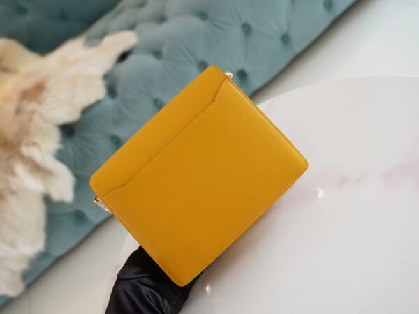 GPCMode Hermes 9D Amber Roulis Mini 18cm Evercolor Gold Hardware