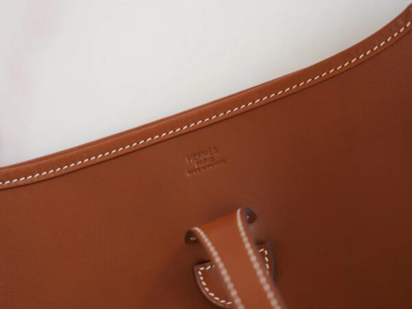 Hermes Factory Evelyne 29CM Barenia Leather Fauve Silver Hardware