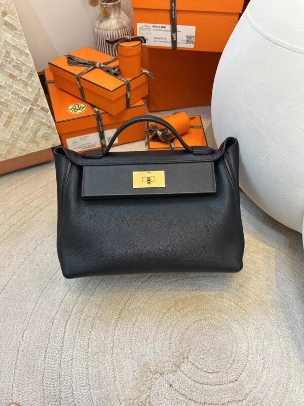 Canada Ottawa Hermes Kelly 2424 29CM Togo 89 Noir Gold Hardware