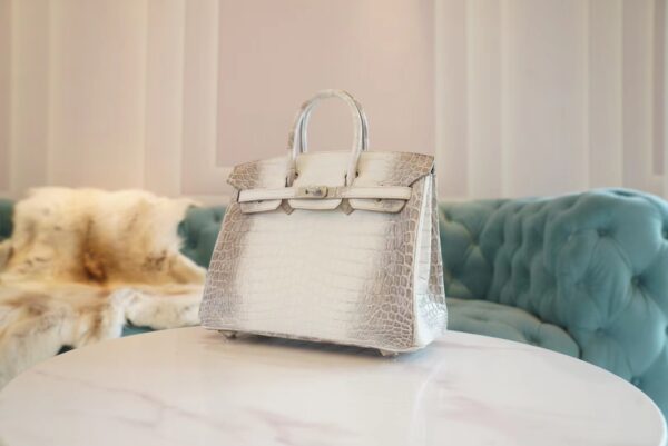 Full Handmade Hermes Himalaya HCP Niloticus Crocodile Birkin25CM Silver Hardware