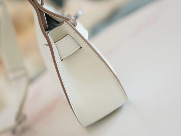 Hermes Factory Jypsiere Mini 23CM Swift 0T Mushroom Silver Hardware