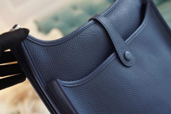GPCMode Factory Hermes Evelyne 29CM 73 Blue Saphir TC Leather Silver Hardware