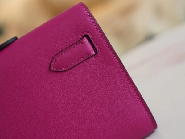 GPCMode Hermes Swift Leather Kelly Cut 31CM L3 Rose Purple Gold Hardware