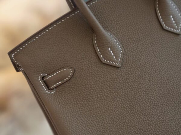GPCMode Factory Hermes CK18 Etoupe Togo Birkin 25CM Gold Hardware