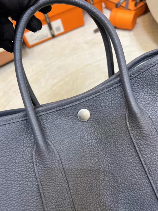 Hong Kong Garden Party 30CM Negonda Leather 0L Gris Meyer Silver Hardware