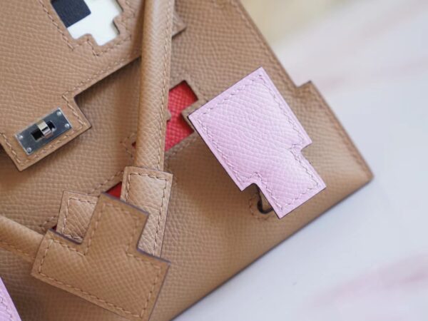 Discount GPCMode Hermes Kelly Doll Picto 0M Chai Epsom Leather Silver Hardware