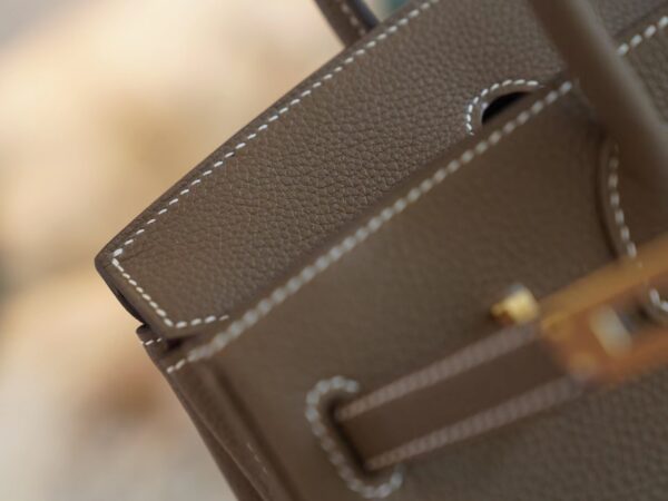GPCMode Factory Hermes CK18 Etoupe Togo Birkin 25CM Gold Hardware