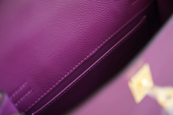 【GPCMode】Handmade Hermes Kelly Danse 22CM P9 Anemone Evercolor Leather