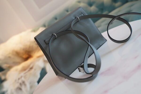 GPCMode Hermes Factory 0L Gris Meyer Kelly Danse22CM Evercolor Leather Silver Hardware
