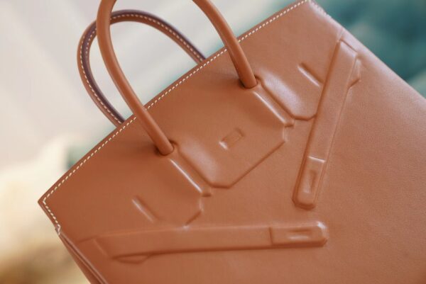Fashion GPCMode Factory Hermes Birkin25CM Shadow CK37 Gold Swift Leather