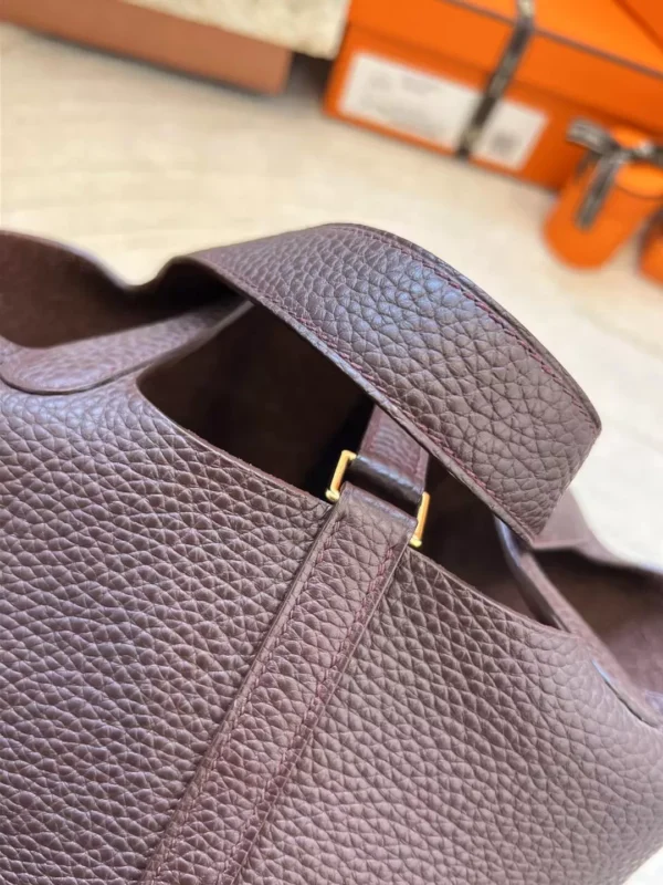 Singapore Kuala Lumpur Hermes TC Leather Picotin 18CM 0G Rouge Sellier Gold Hardware